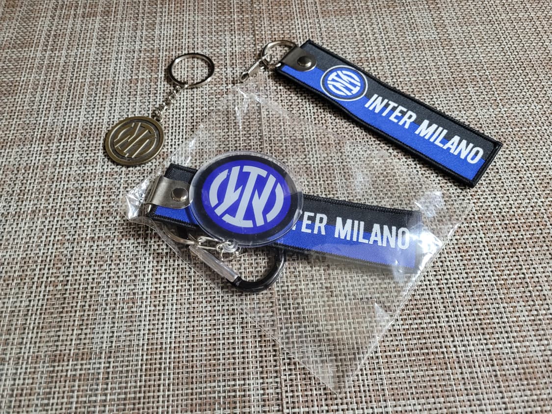 인터밀란 키링/키홀더 & 백팩 가방참 장식 3종 세트 상품이미지1