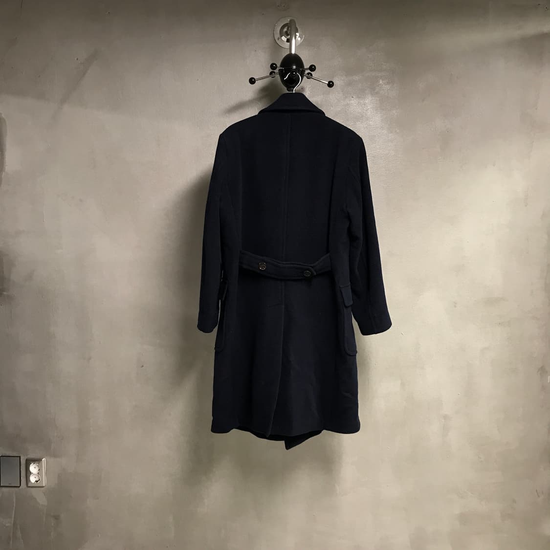 폴로 랄프로렌 롱 코트 네이비 38R 상품이미지5