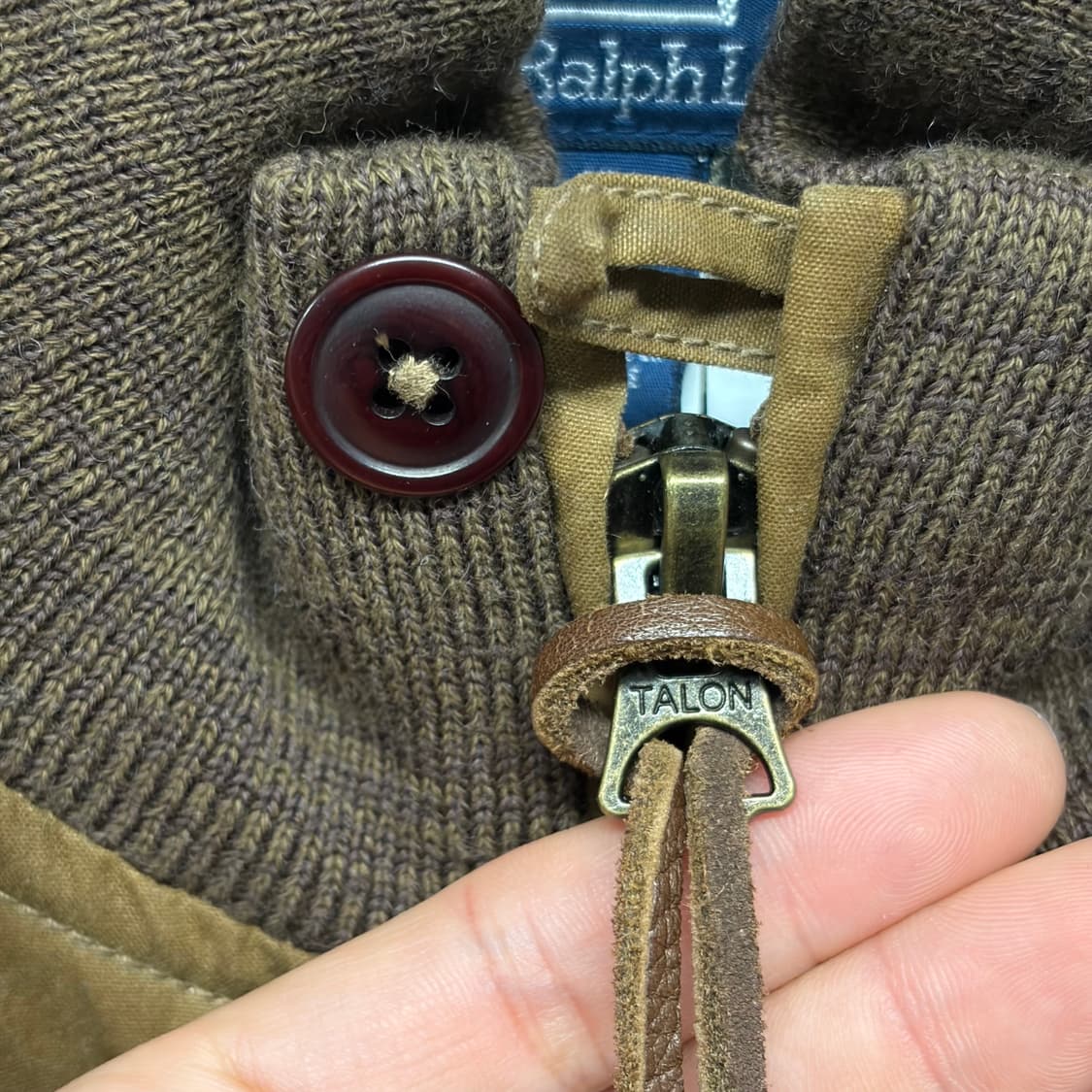 폴로 오일 코튼 보머 자켓 상품이미지5