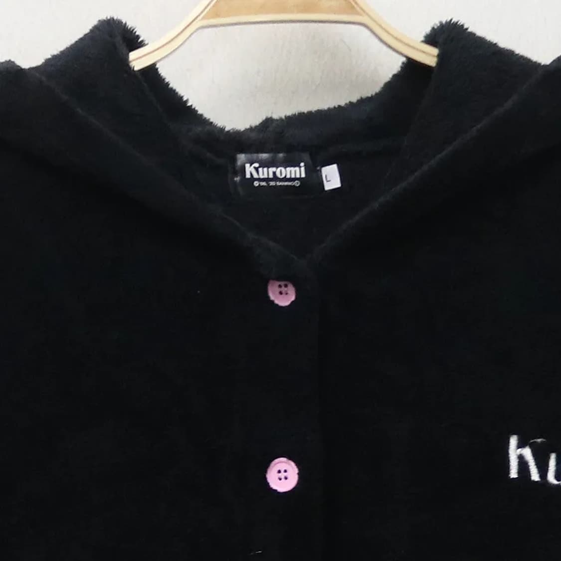산리오 쿠로미 페이스 후디 자켓 64230 상품이미지3