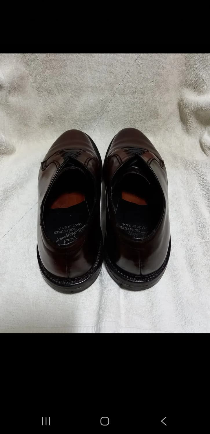 [판매] Hanover cordovan 하노버 쉘코도반 플레인토 9.5c 상품이미지5