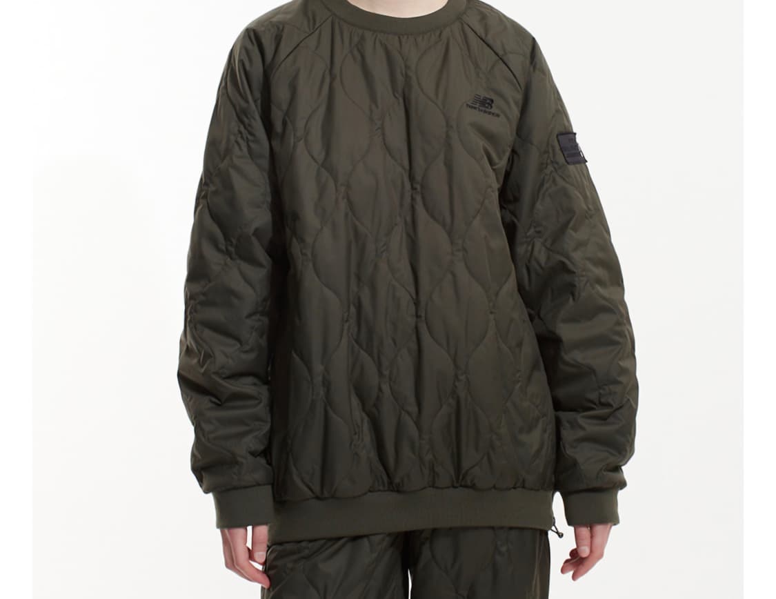 뉴발란스  누빔 퀼팅 맨투맨 상품이미지1