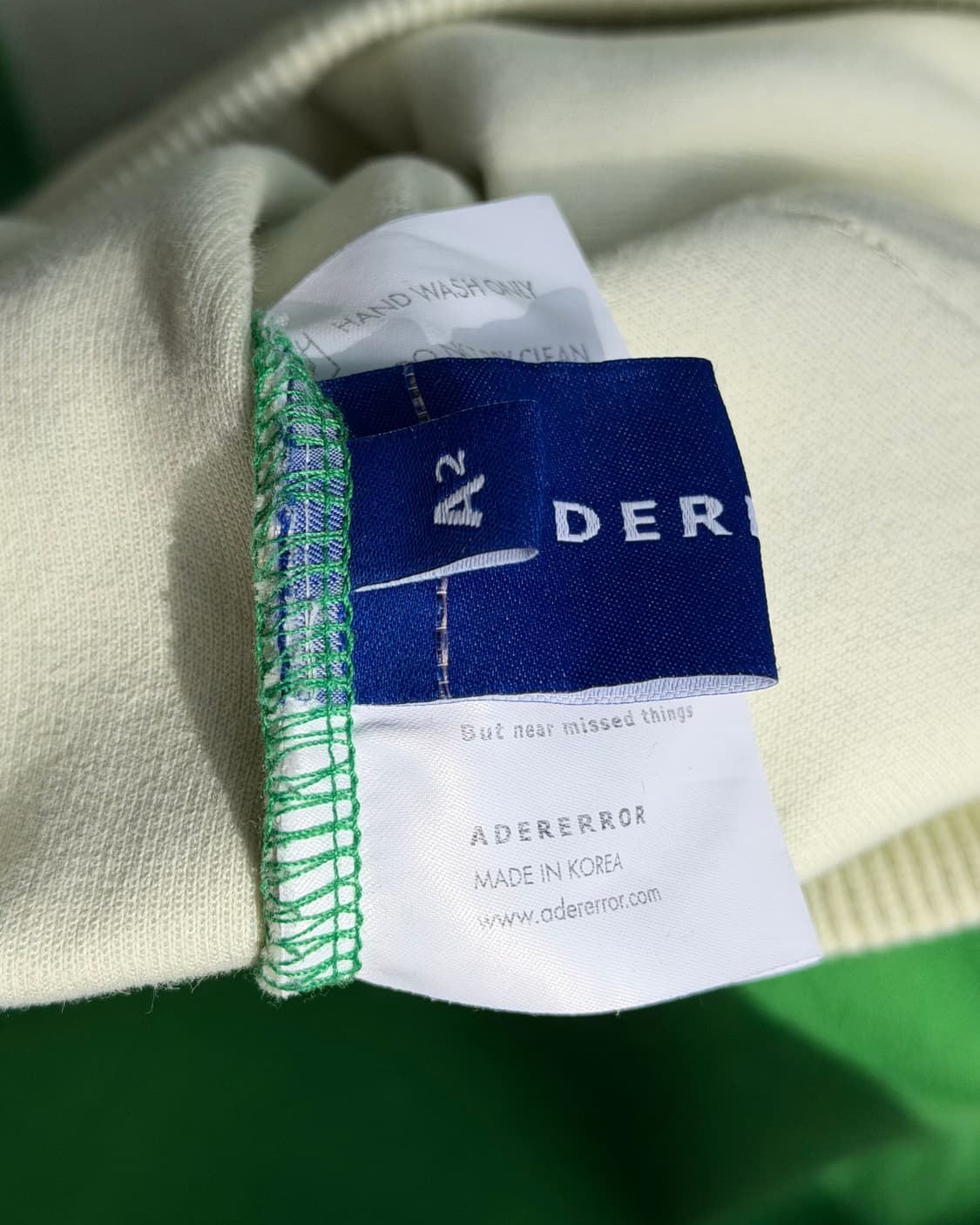 Ader error raglan oversize hoodie 상품이미지8