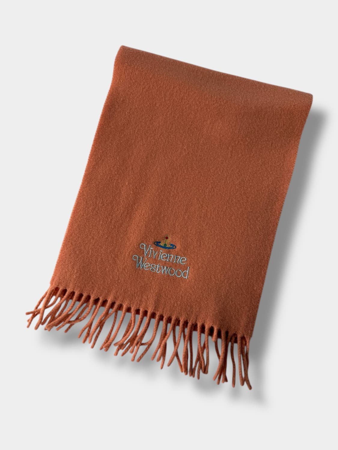 비비안 웨스트우드 오브 살몬 울 머플러 상품이미지2