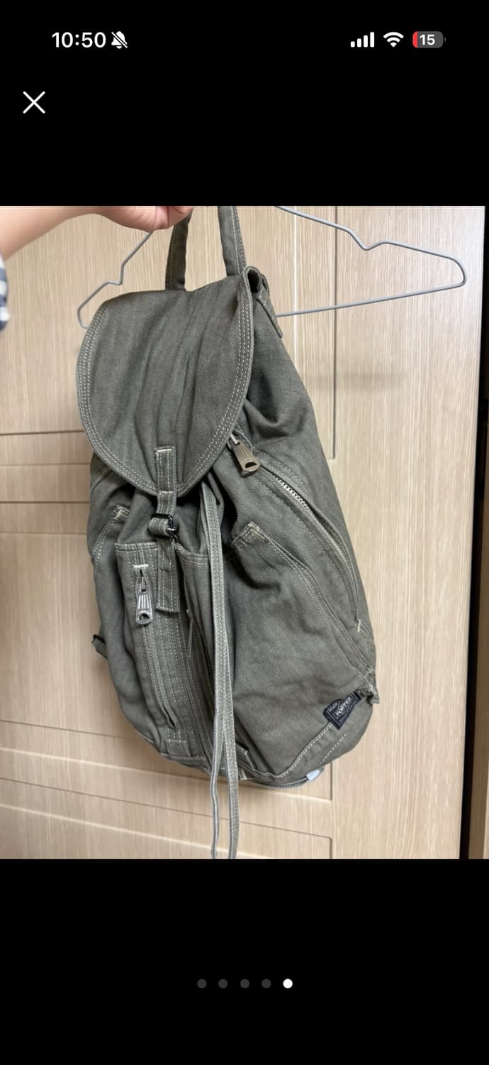 요시다포터 캔버스 스톤워시 럭색 백팩 상품이미지5