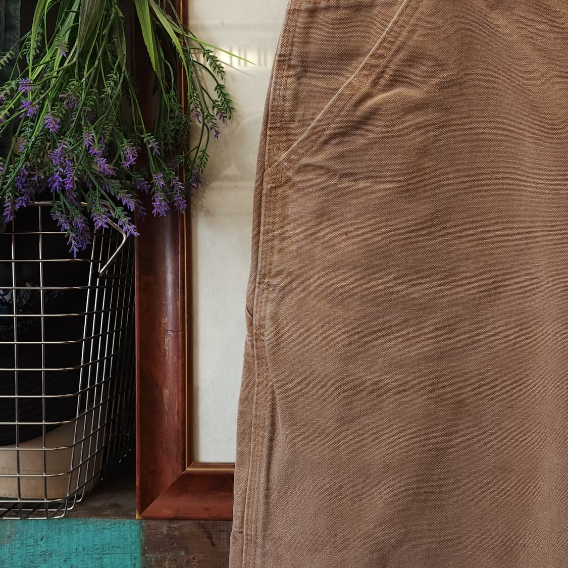 칼하트 싱글니 카펜터 워크팬츠 커피 브라운 33x30 상품이미지4