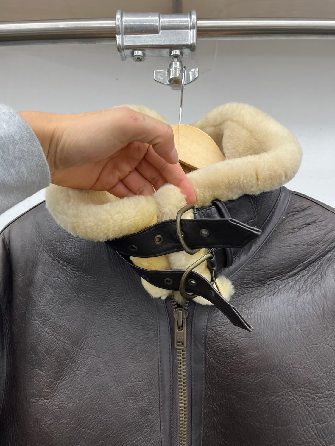 XL) U.S ARMY TYPE B-3 FILGHT JACKET 상품이미지4