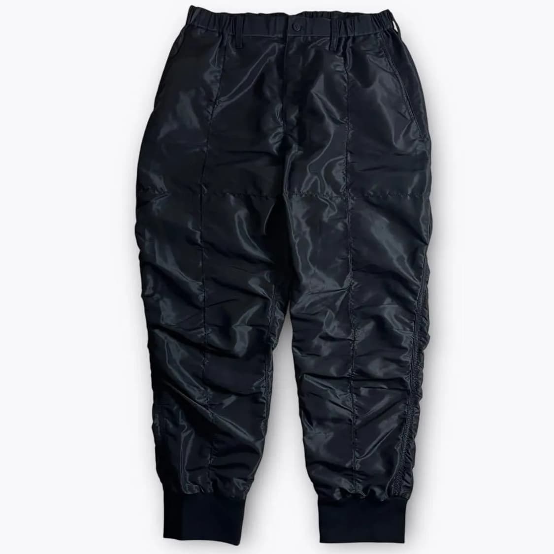 ISSEY MIYAKE MEN 나일론 팬츠 블랙 상품이미지1