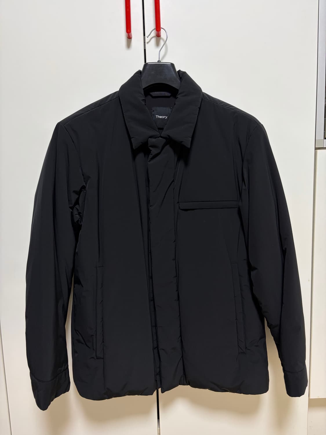 (S)띠어리 22FW 페이퍼 나일론 대니 다운패딩 자켓 블랙 상품이미지1