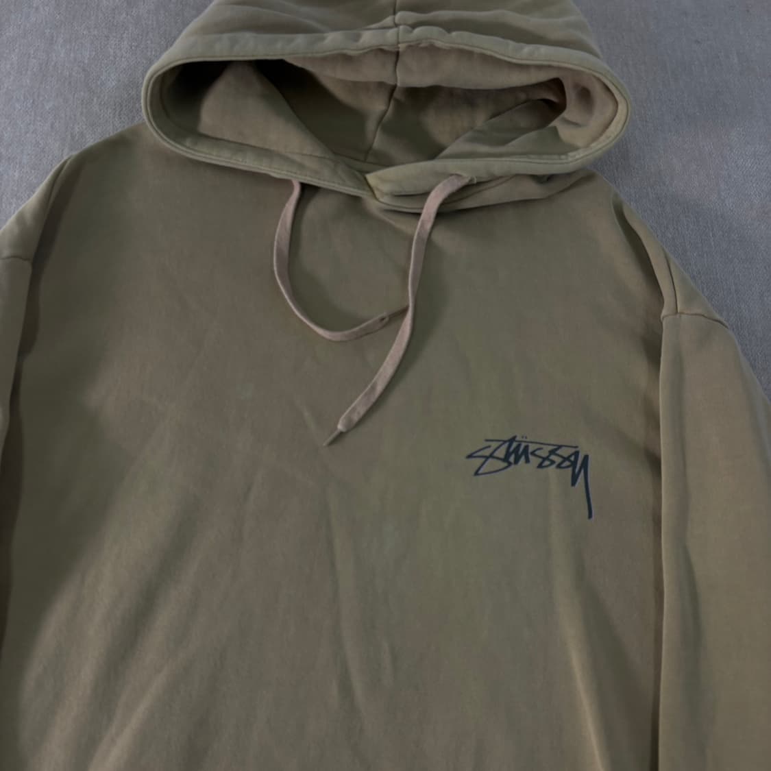 105 스투시 쉐도우 스크립트 피그먼트 후드티 상품이미지3