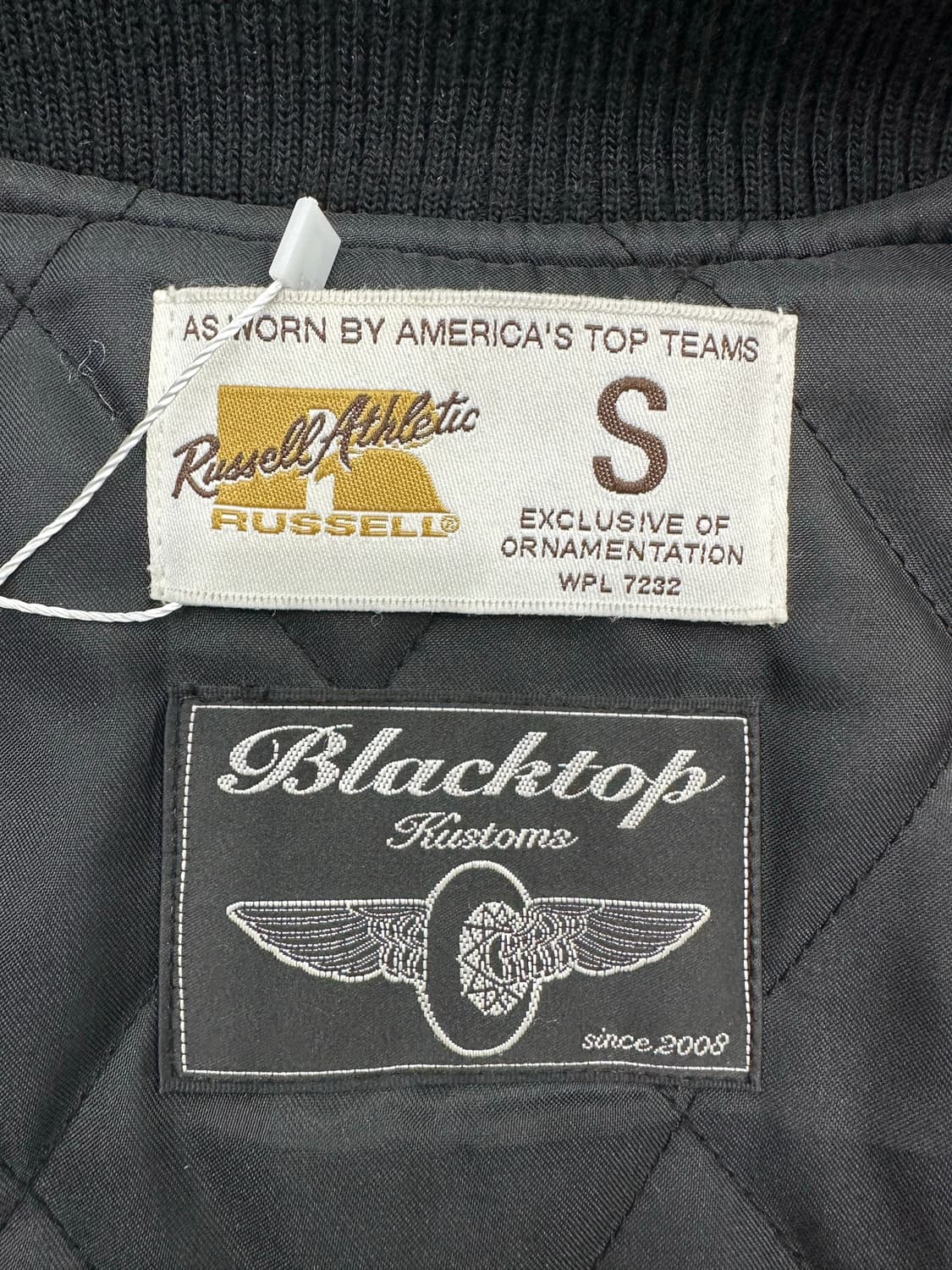 Russell Blacktop Varsity Jacket (Orange) 상품이미지7