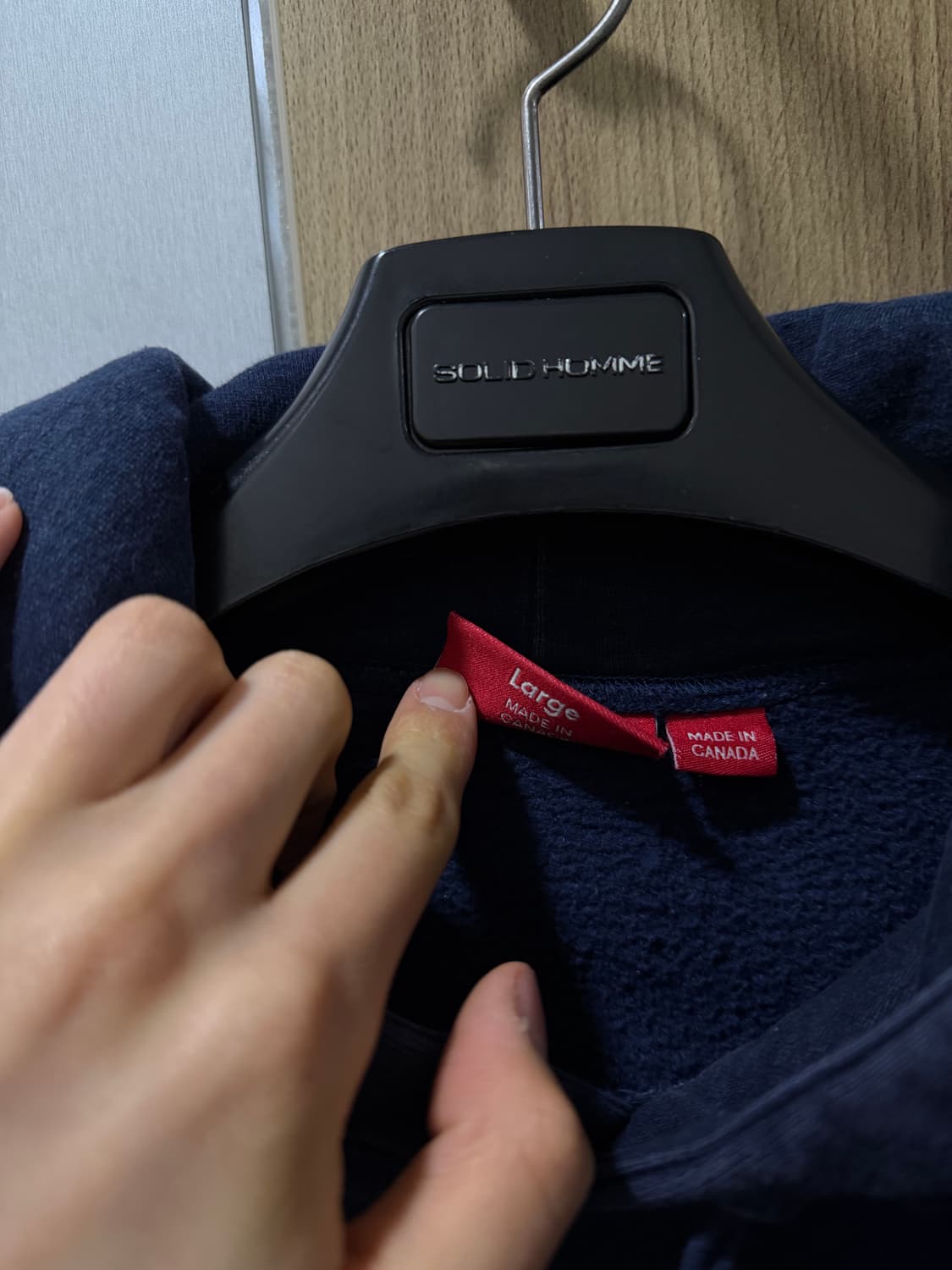 슈프림 [정품] 시부야.도쿄 (시세 31만) 한정판 미니 박스로고 후드L 상품이미지6