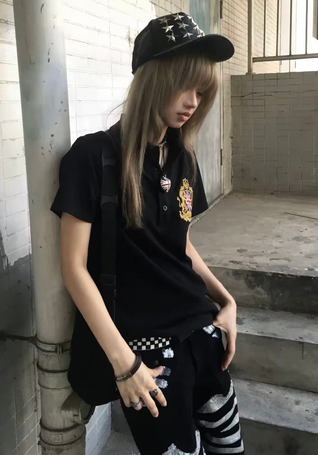 British Flag Embroidery Polo Tee 상품이미지3