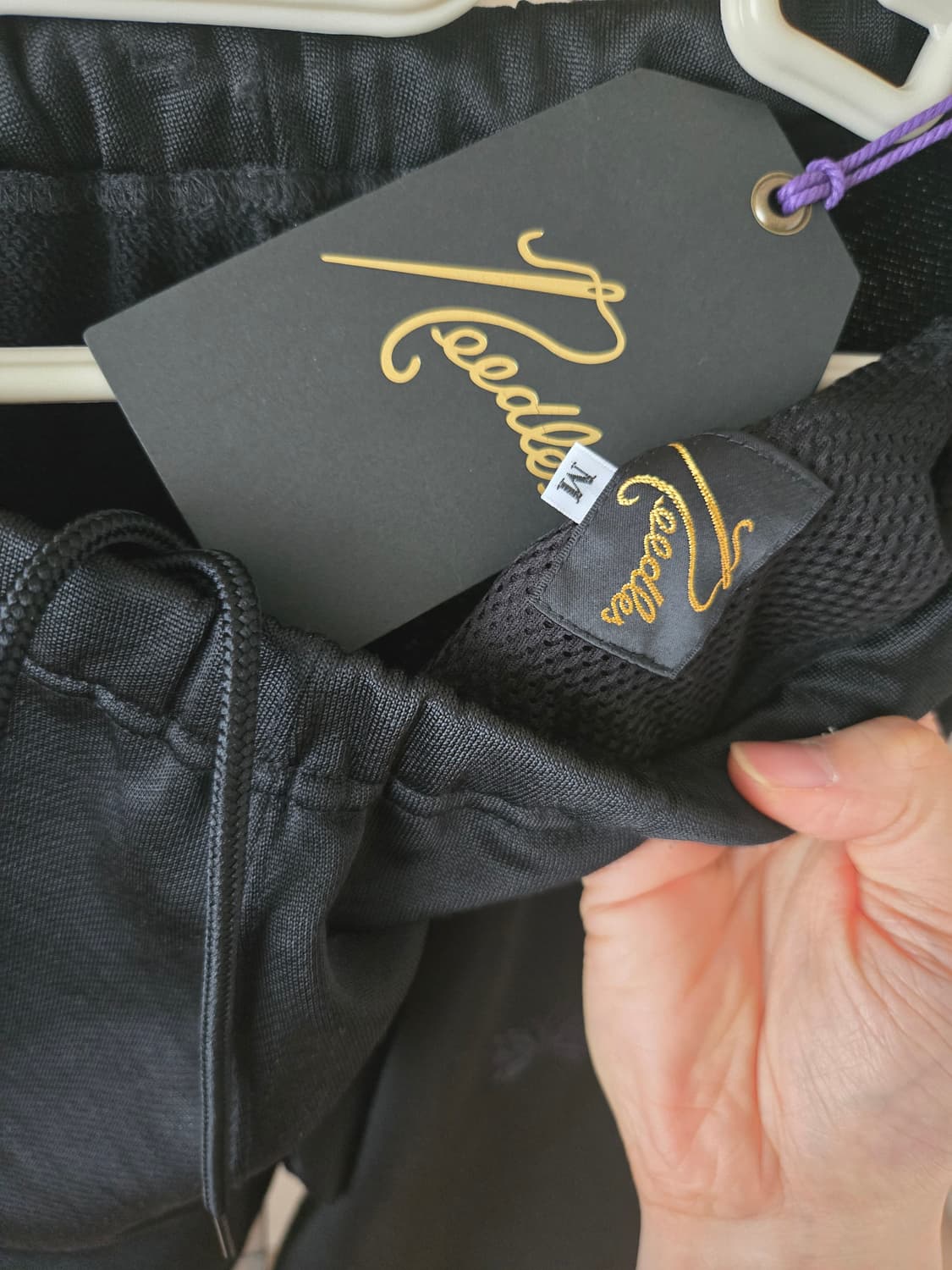 니들스 조거 팬츠 블랙 상품이미지4