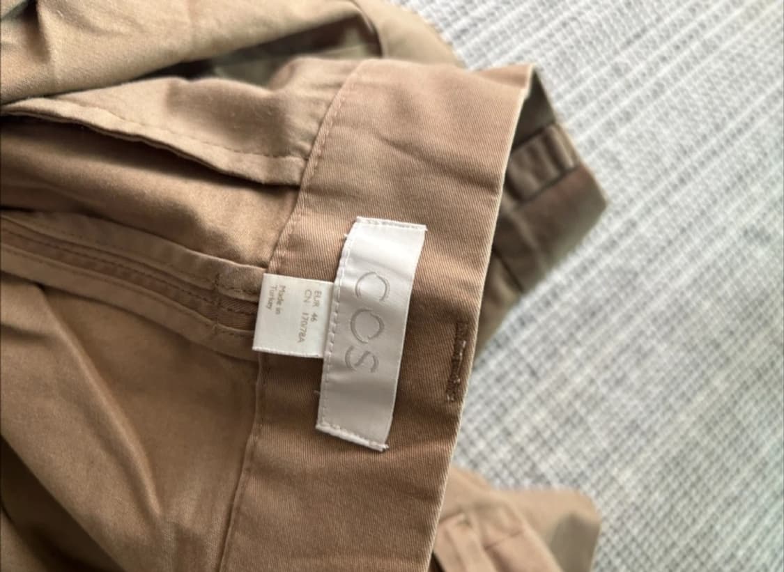 cos 코튼 팬츠 베이지 상품이미지3