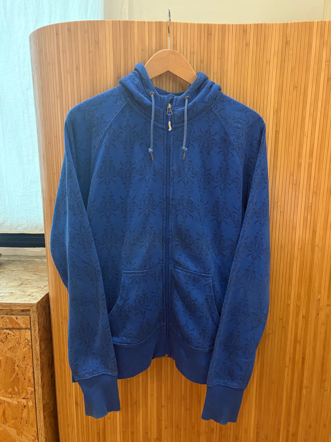 DANVER HAYES BLUE PATTERN HOOD ZIP UP 상품이미지6