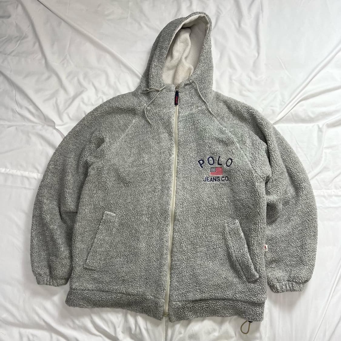 폴로 뽀글이 후리스 자켓 상품이미지3