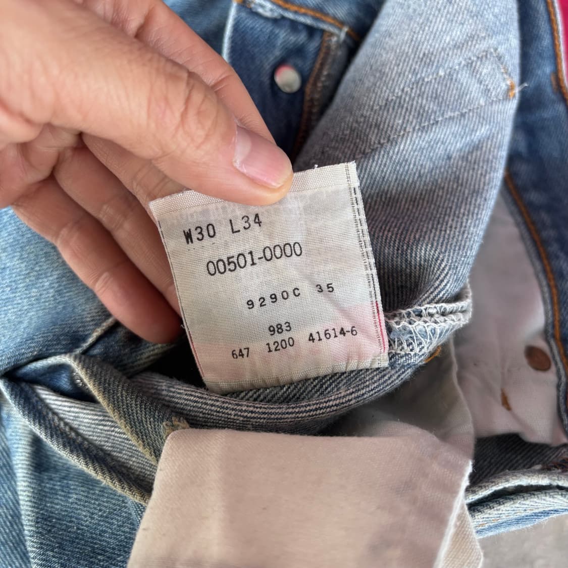 00년대 멕시코 리바이스 501 상품이미지10