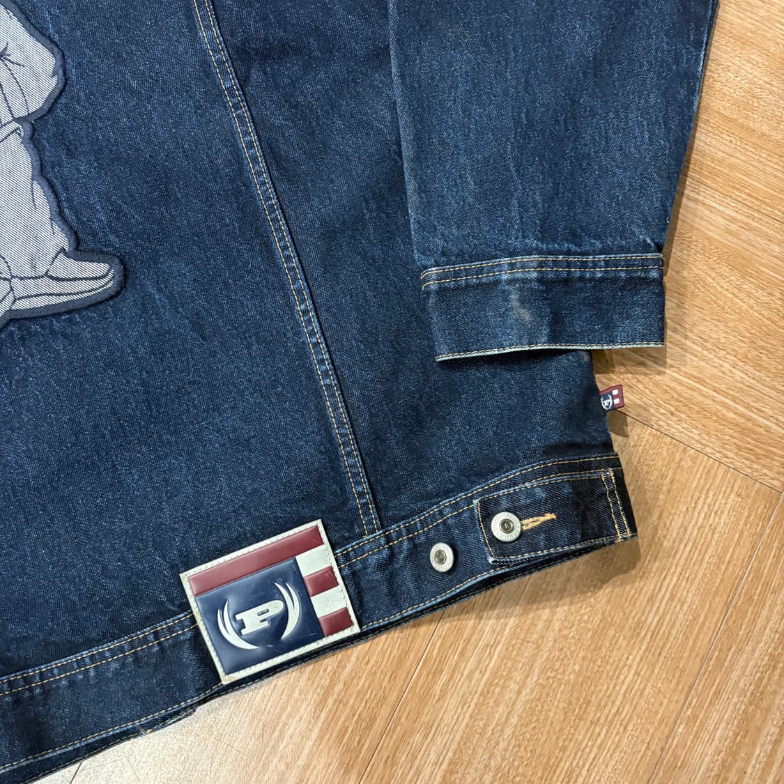 팻팜 딥블루 데님 자켓 상품이미지4