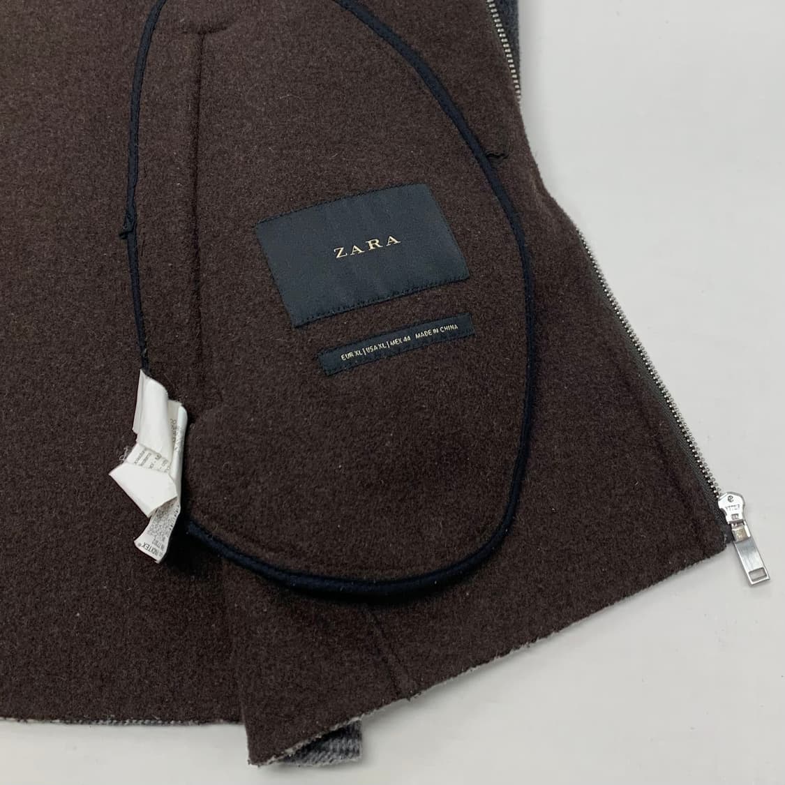 ZARA 자라 체크 모직자켓 상품이미지5