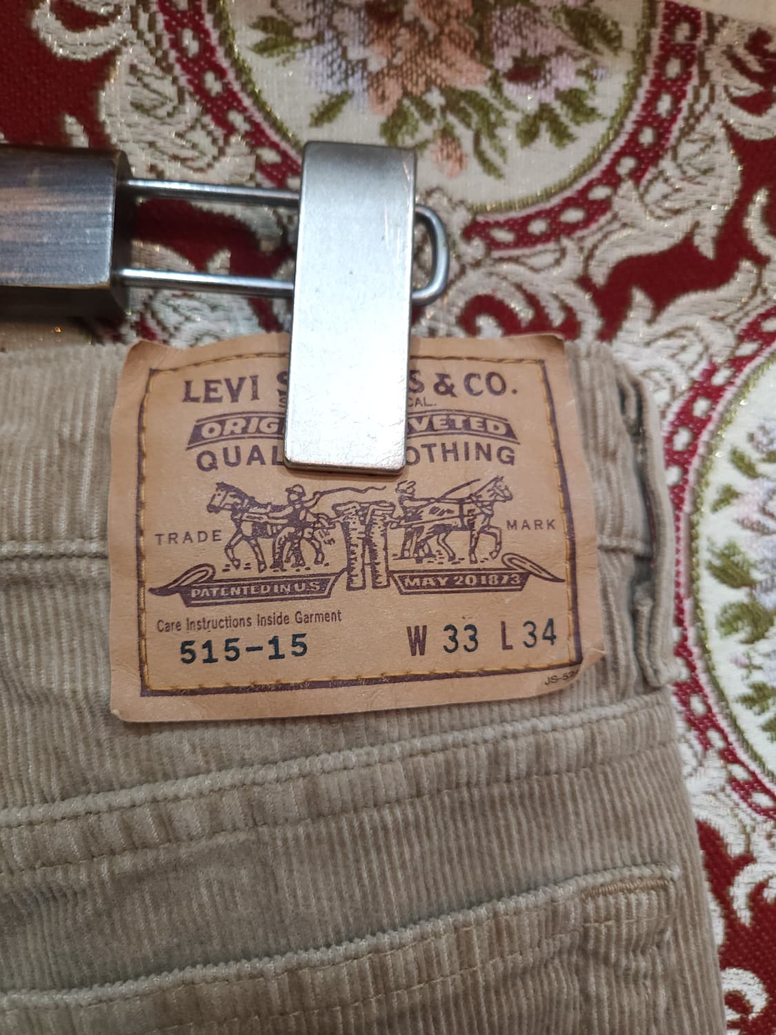 리바이스 90s 515 코듀로이 팬츠 일본판

 상품이미지8