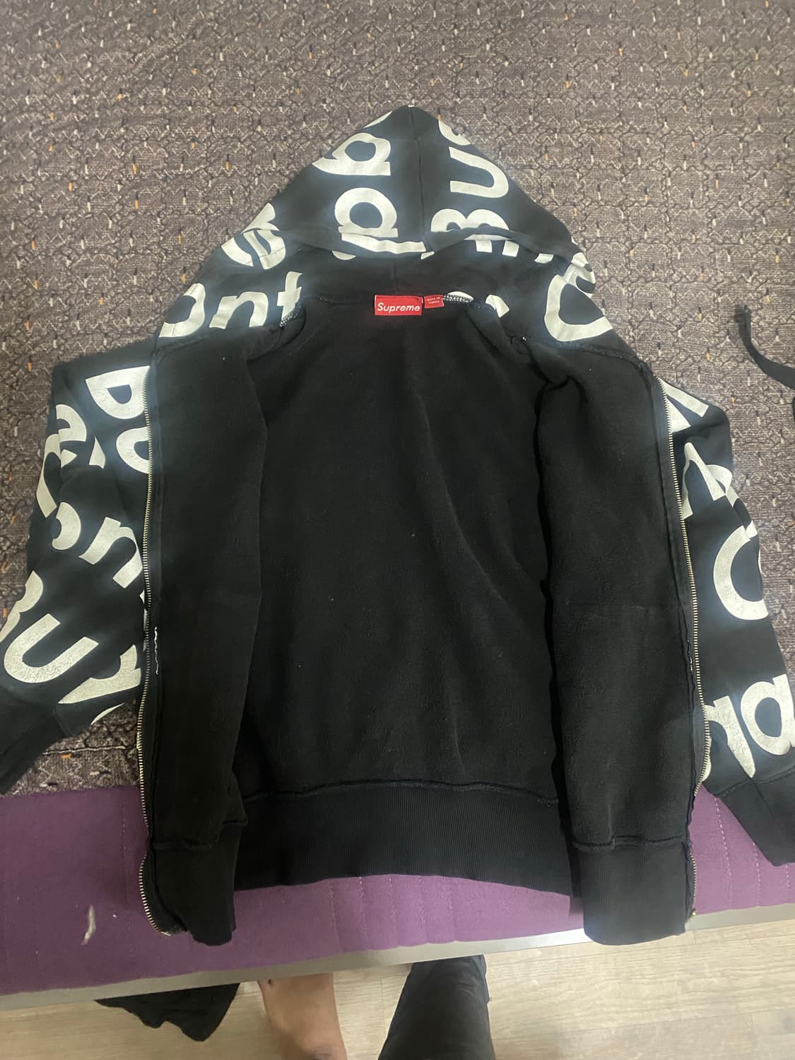 슈프림 Legal Business 후드집업 M 상품이미지2