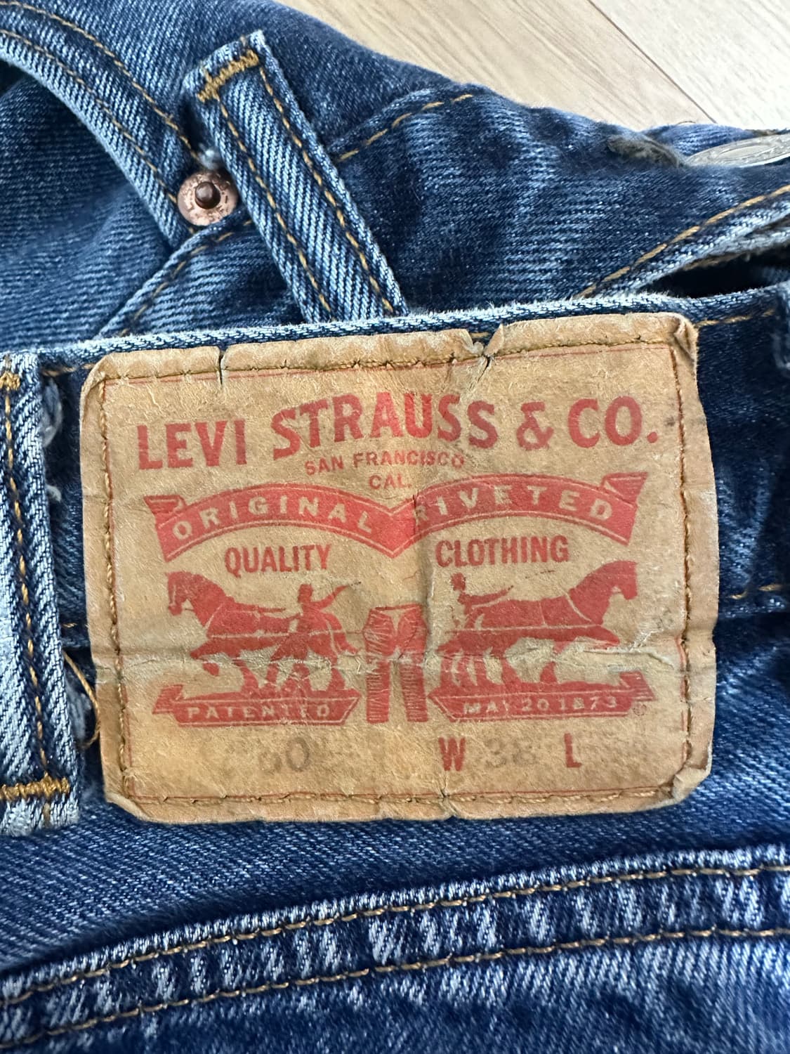 빈티지 리바이스 진 청바지 상품이미지5