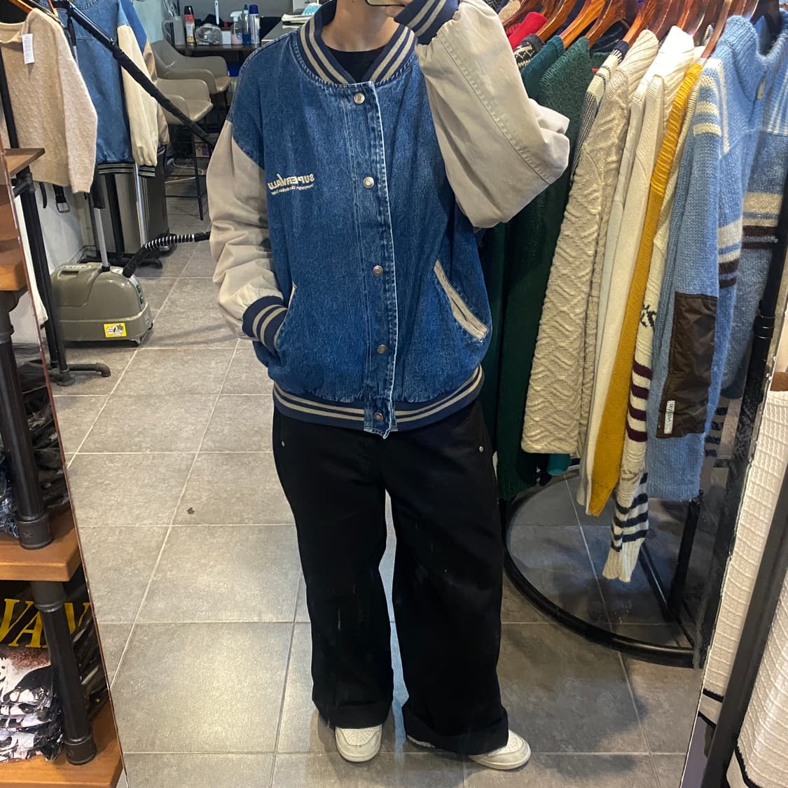 [NO.9] VTG 데님 바시티 자켓 상품이미지4