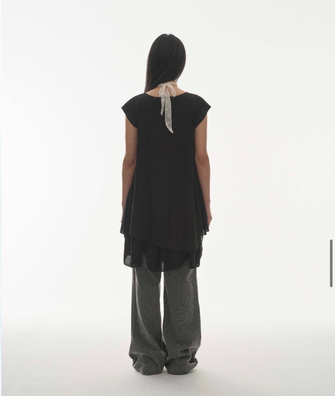 코이세이오 플라워 원피스 블랙 상품이미지3