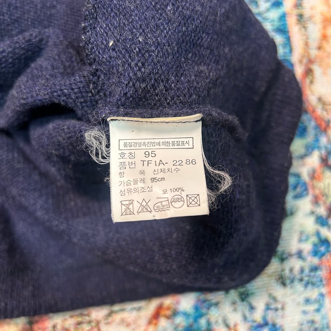 [M] 90s 폴로 스포츠 파이어맨 니트 후드 상품이미지7