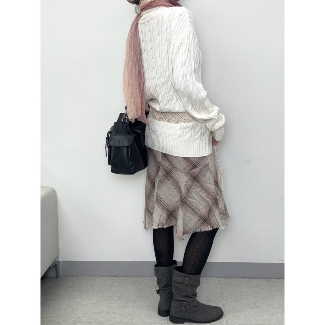 빈티지 아이보리 니트 상품이미지3