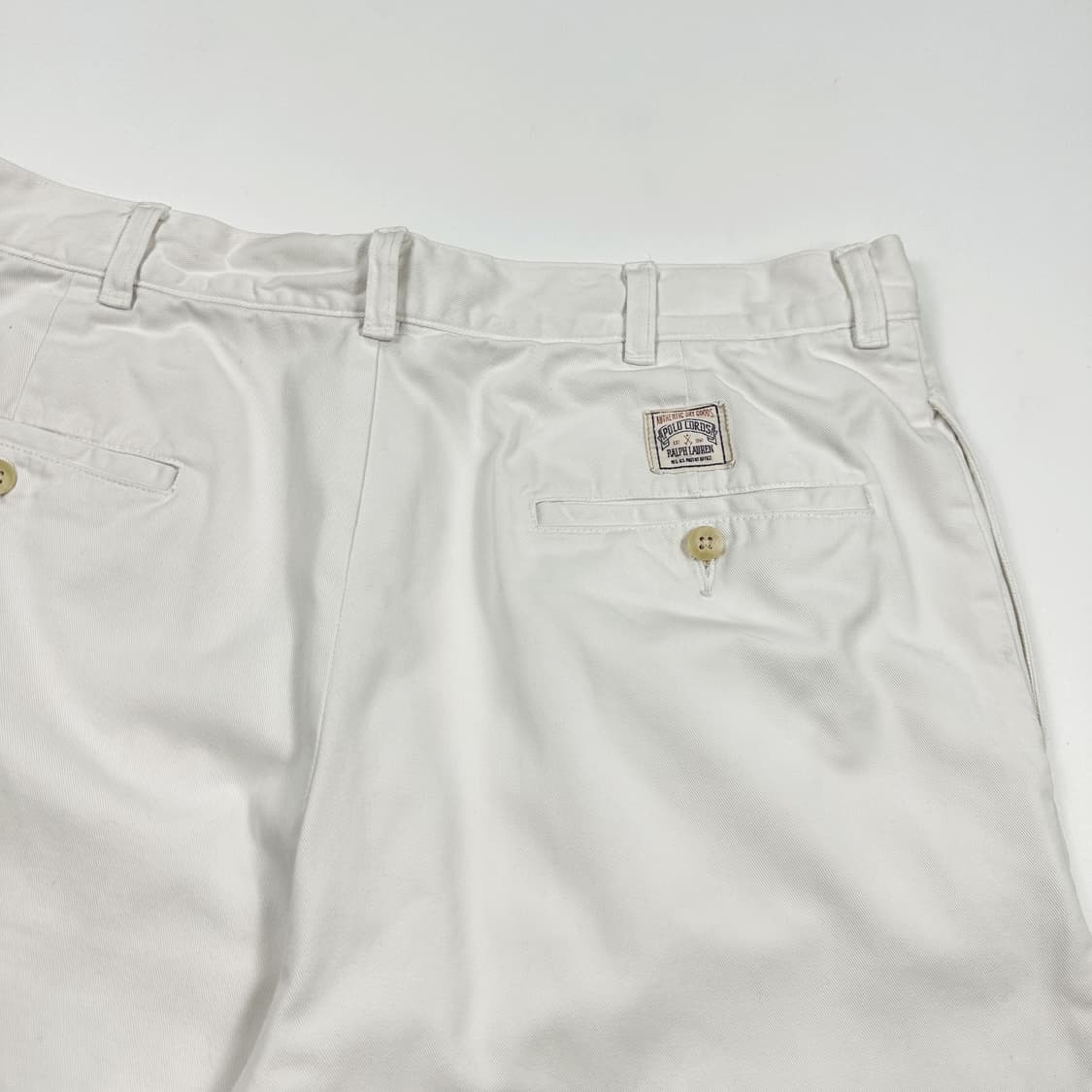 (오염) 33 폴로 랄프로렌 클래식 와이드 치노팬츠 화이트 상품이미지3