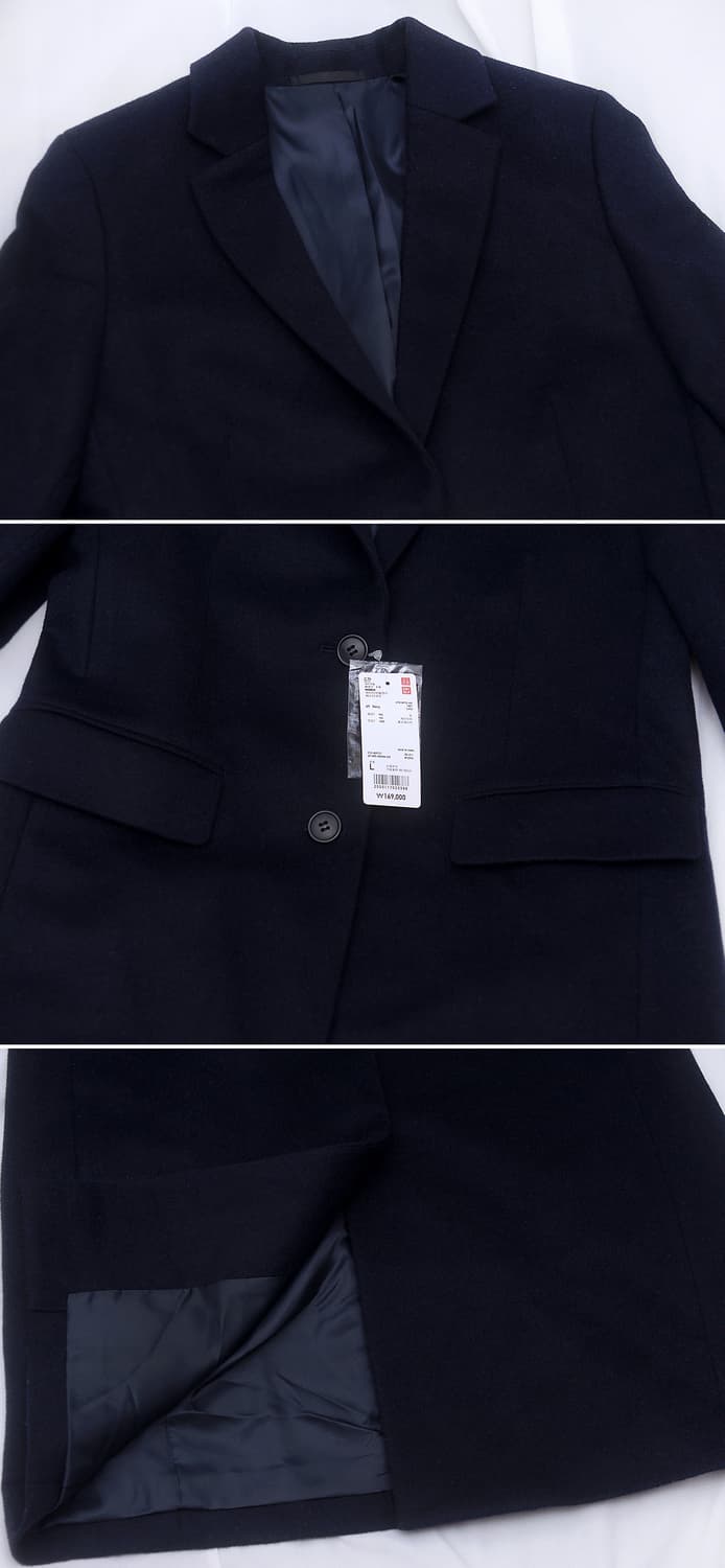 미착용) 유니클로 캐시미어 클래식 체스터 코트 자켓 (L / 90-95) 상품이미지4