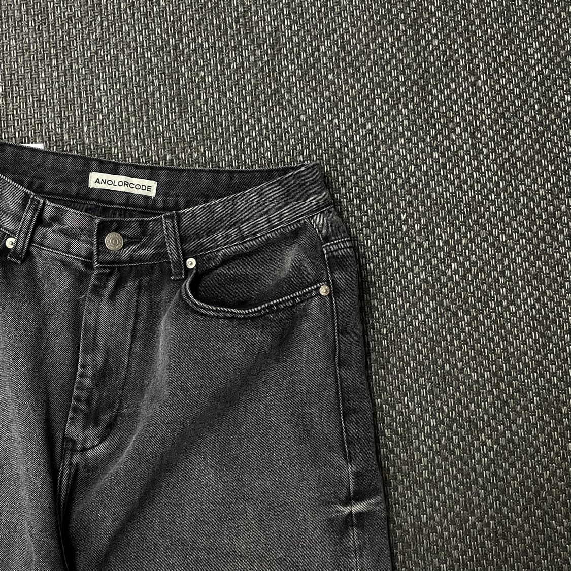 아놀로코드 흑청 버뮤다팬츠 M 상품이미지3