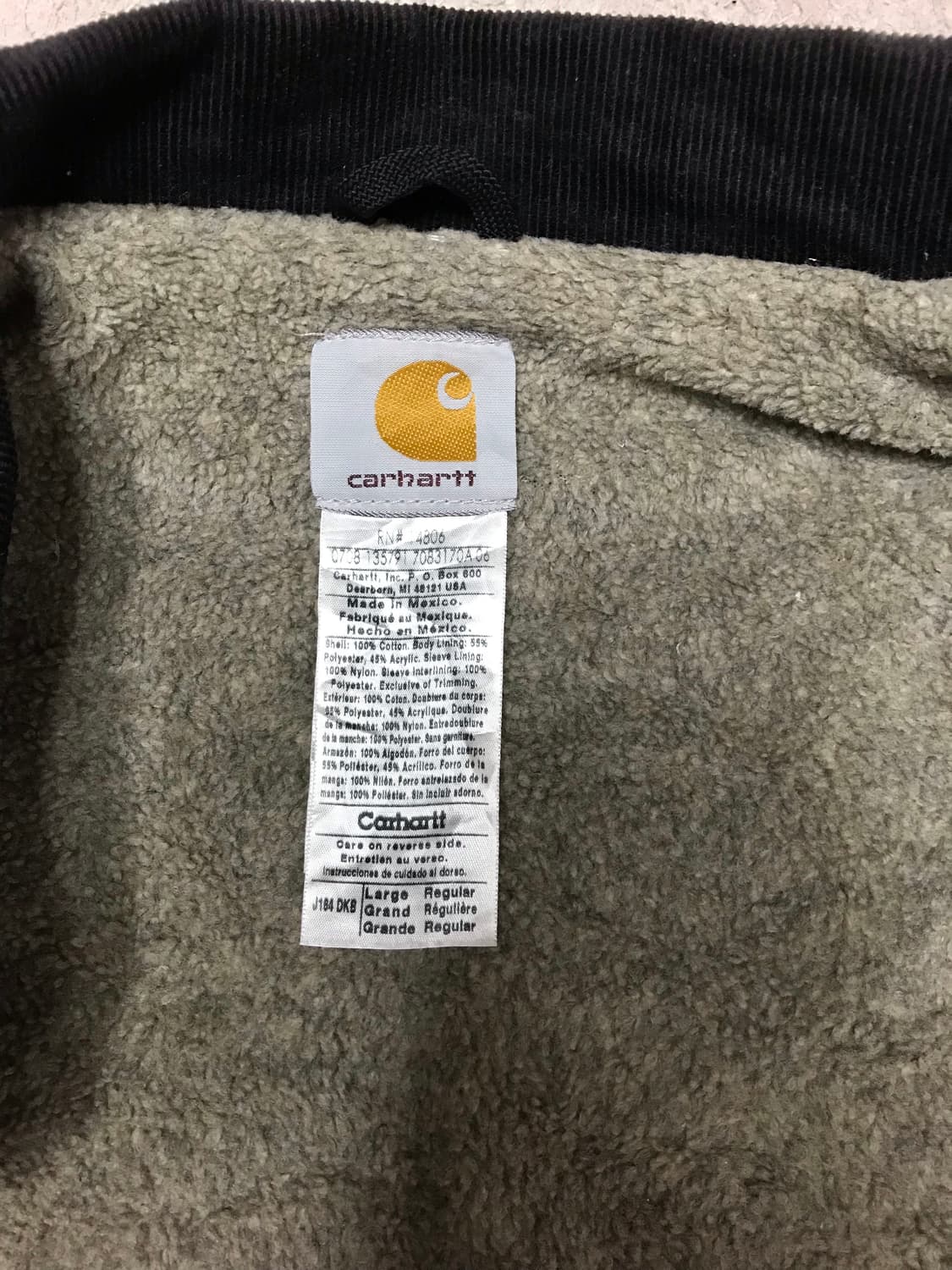 칼하트 아크틱  빈티지 다크브라운 L 상품이미지3