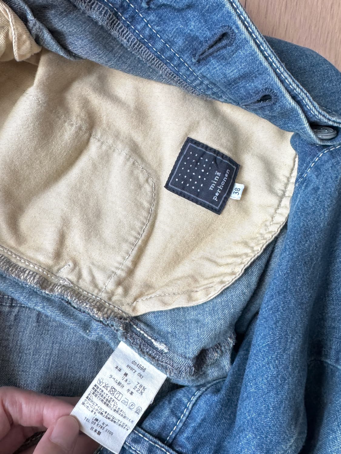 Mina  perhonen 에브리데이 블루 데님 상품이미지6