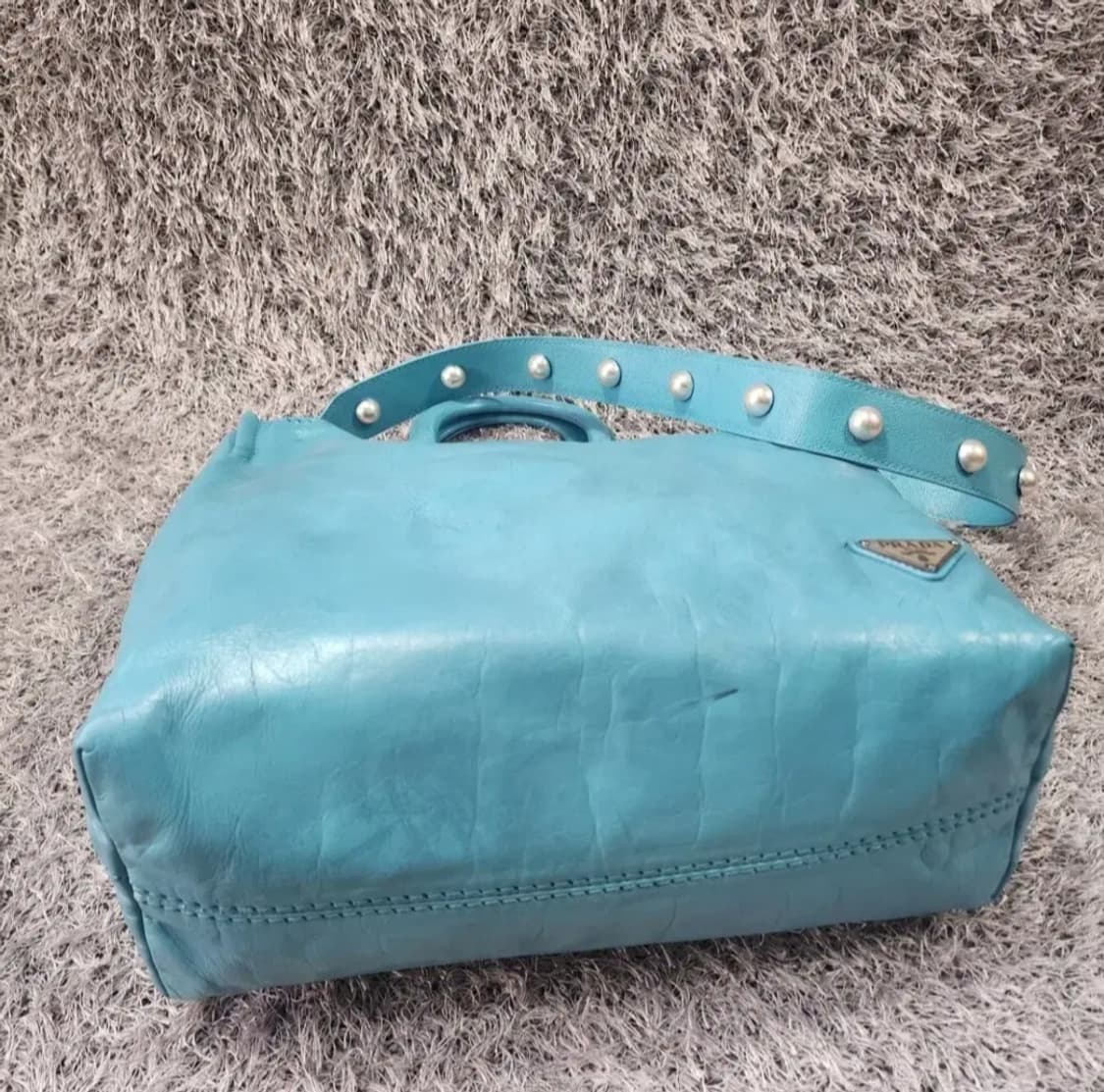 프라다 레더 토트백 숄더백  상품이미지4