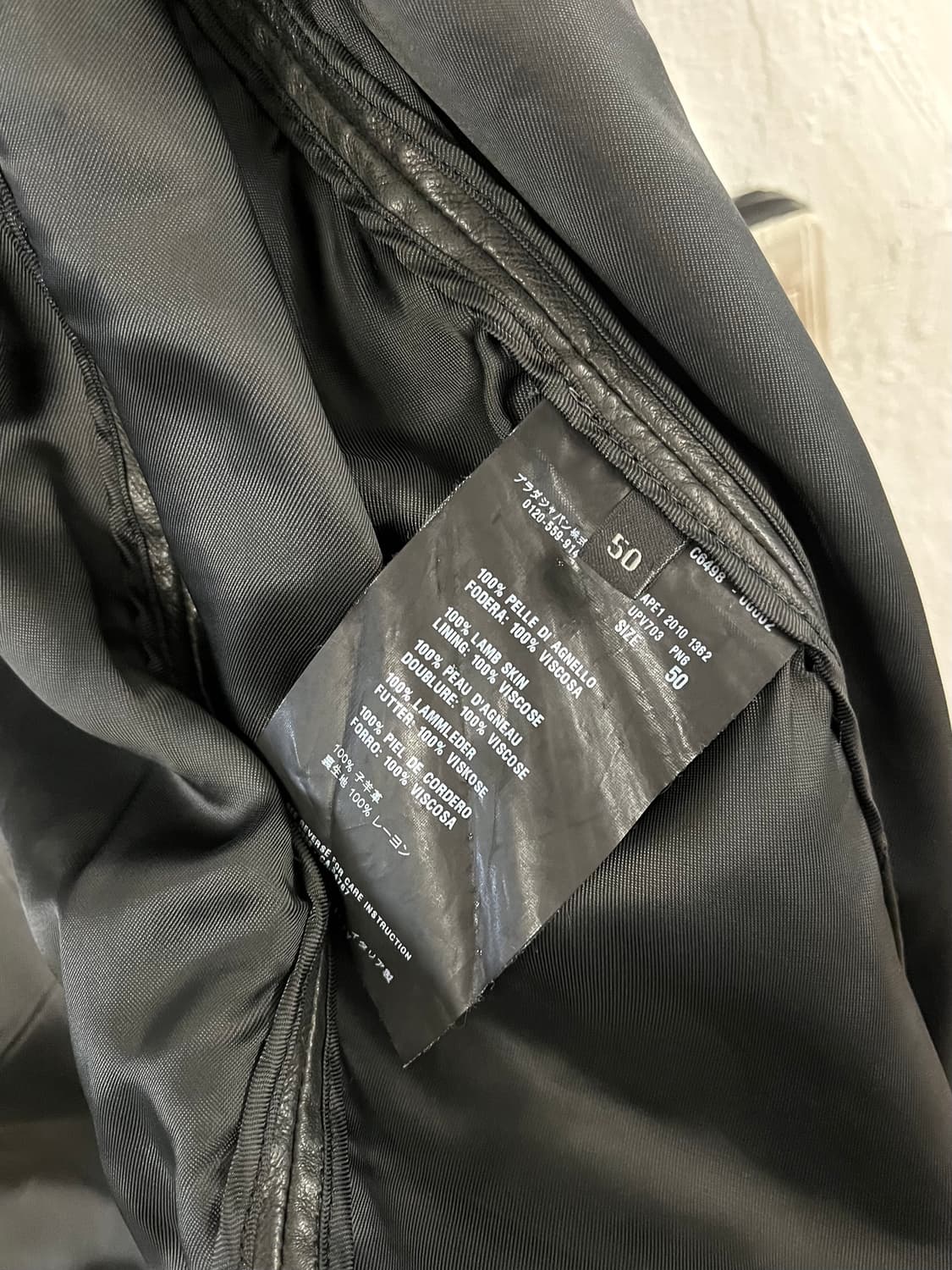 프라다 2010SS 런웨이 레더 후드 자켓 상품이미지7