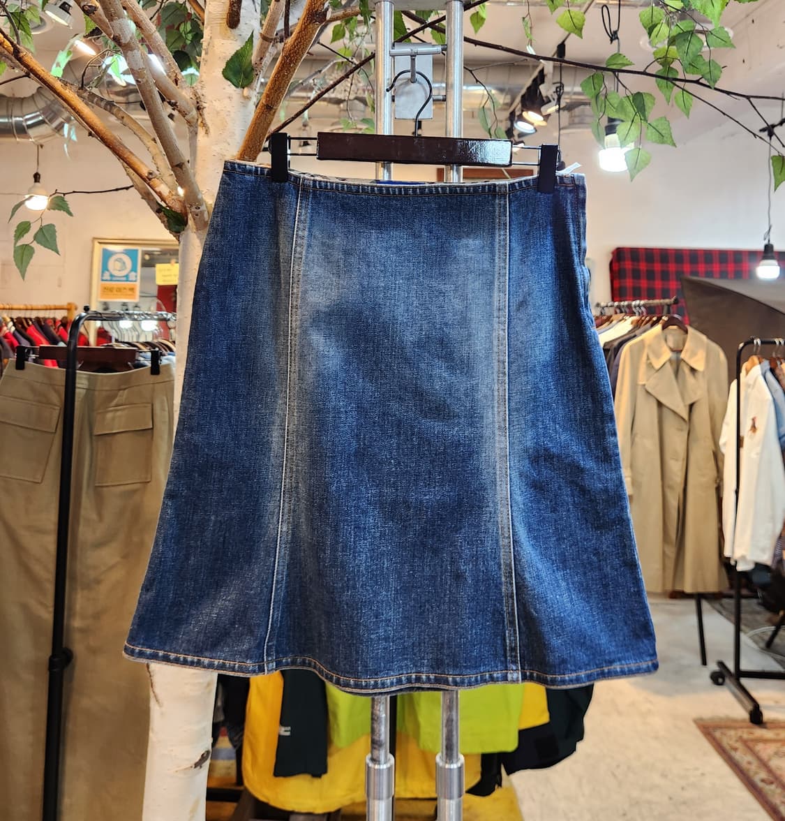 BURBERRY 버버리 블루라벨 데님 스커트 상품이미지1