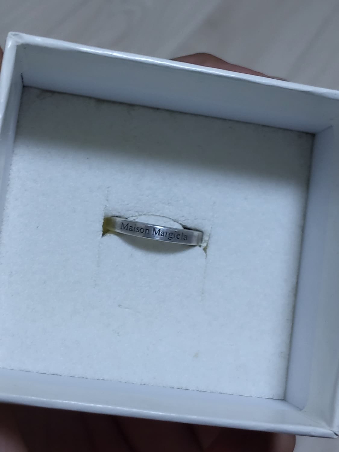 메종 마르지엘라 로고 링 상품이미지4