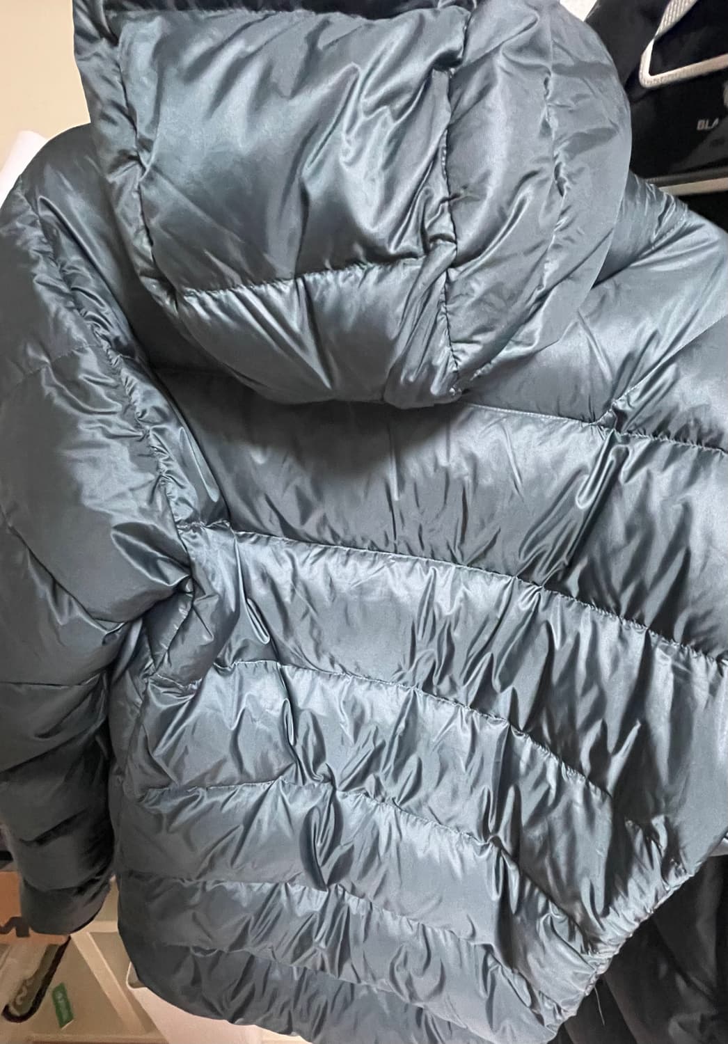 몽벨 라이트 알파인 다운 파카 슬레이트 블루 패딩 상품이미지3