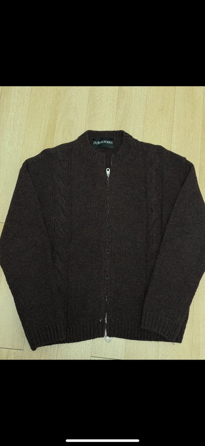 폴리수엠 케이블 니트 가디건 상품이미지7