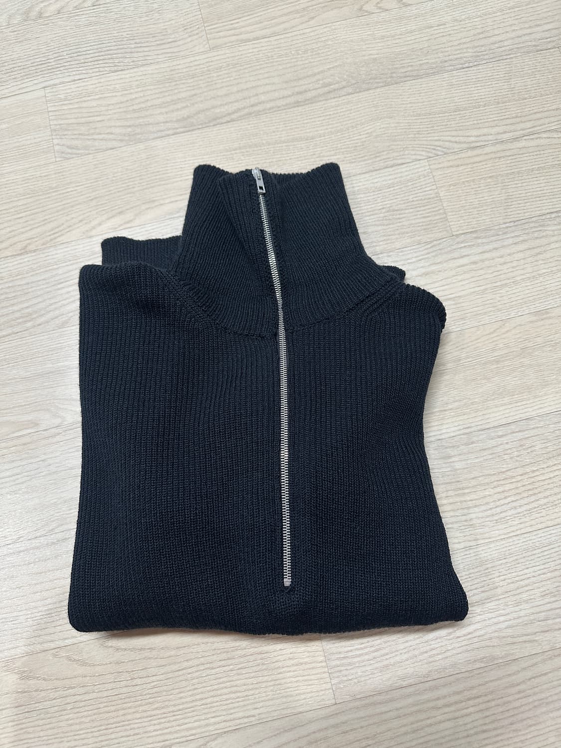 (L) 르메르 하프 집업 니트 상품이미지4