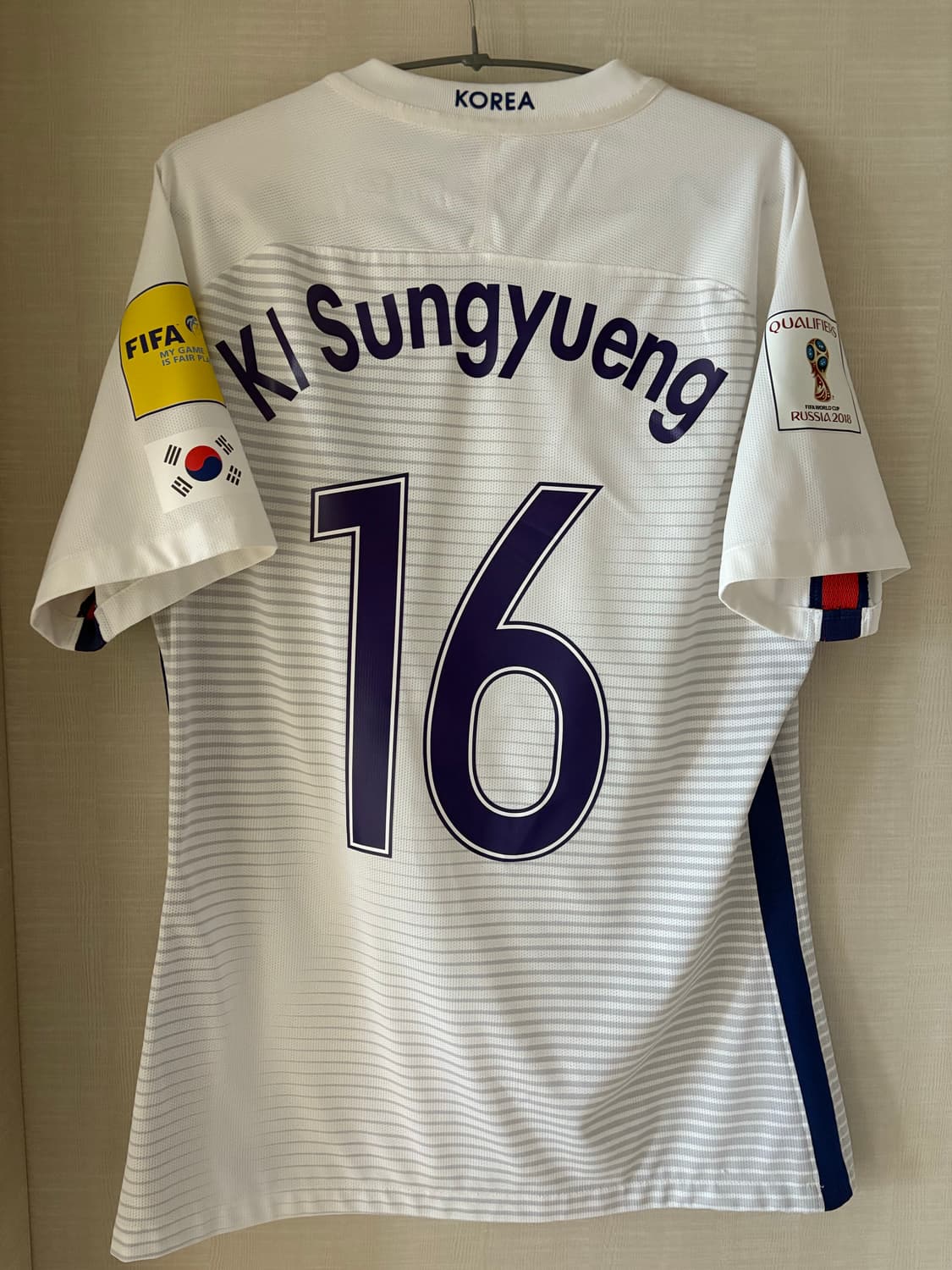 16-18 대한민국 어웨이 기성용 유니폼 지급용 정품 상품이미지6