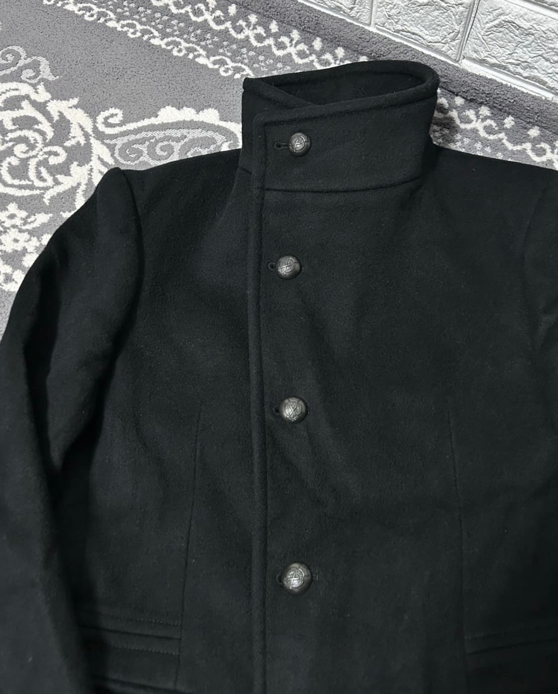 타임 옴므 하이넥 울 코트 상품이미지3