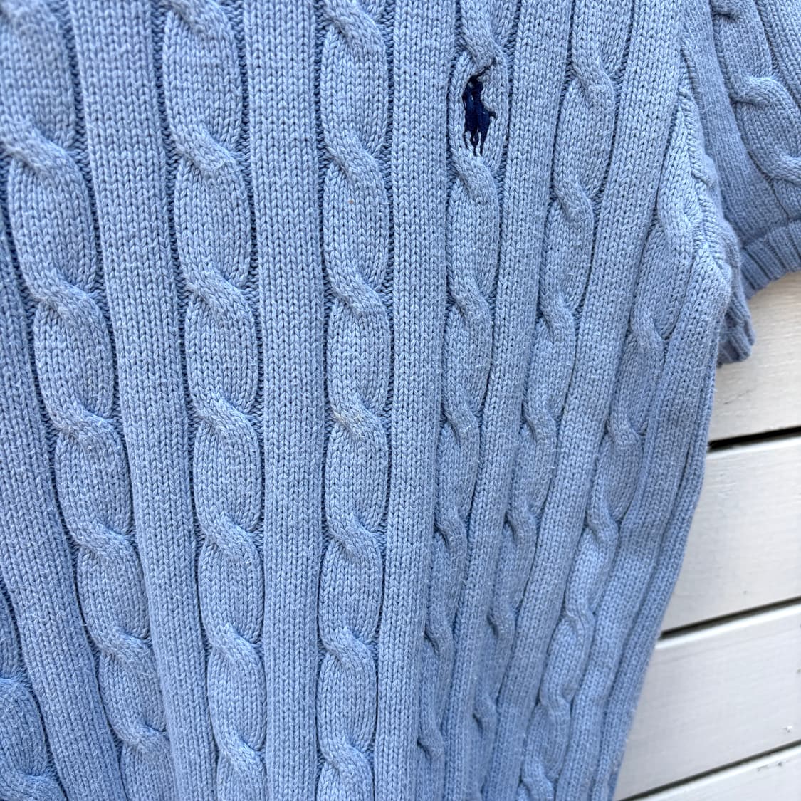 Polo 폴로 케이블 꽈배기 반팔 니트 상품이미지6