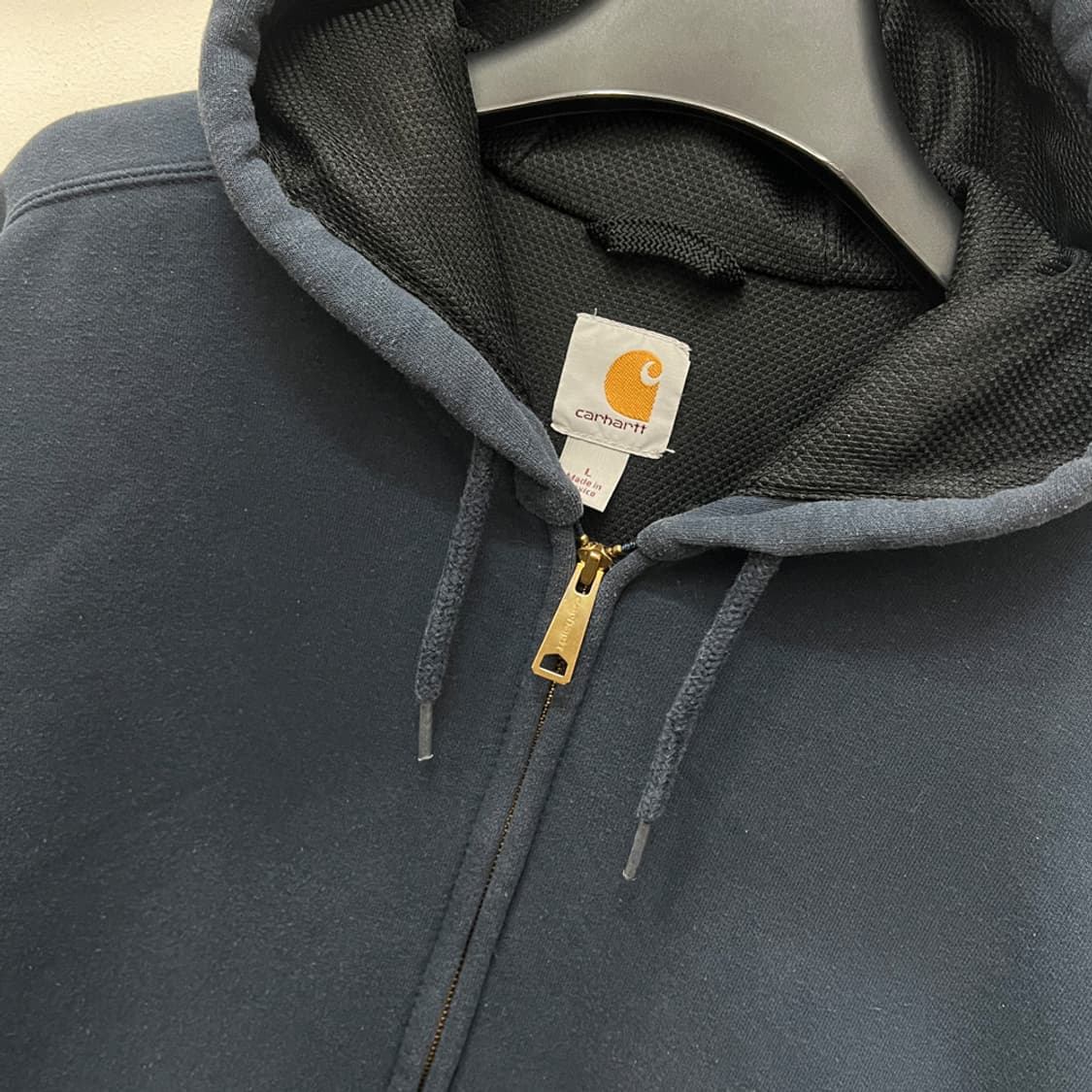 칼하트 써멀 레인디펜더 네이비 헤비 후드 집업 L 상품이미지3