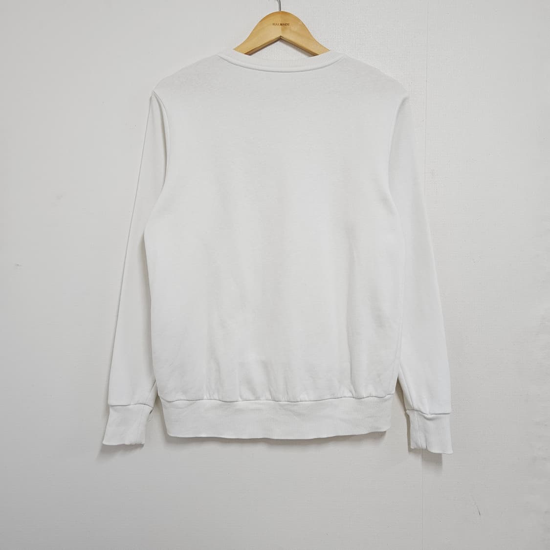 여성 L 언더아머 화이트 포켓 기모 맨투맨 상품이미지2