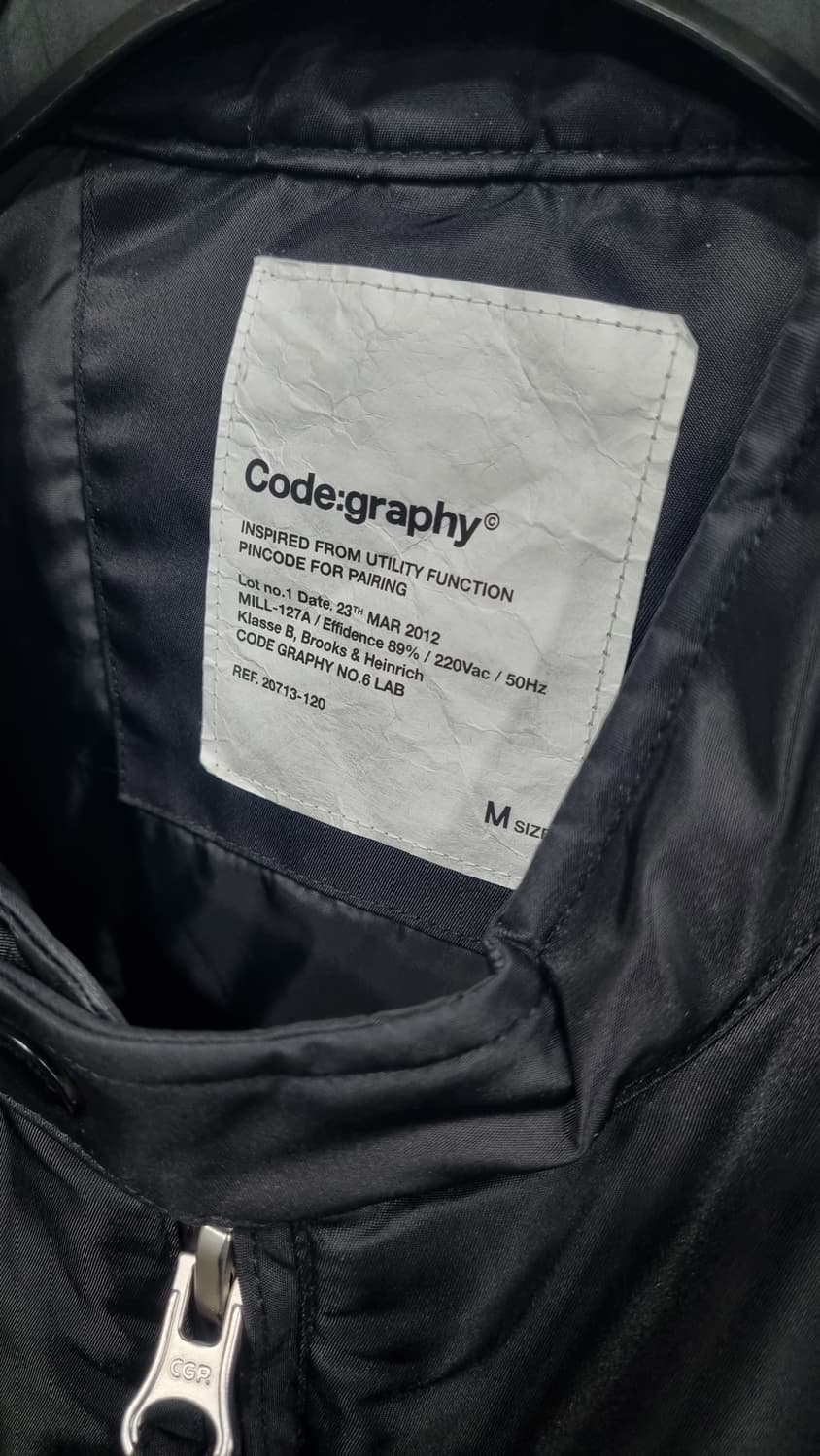 코드그라피(CGP) 오버사이즈 숏점퍼 100~105 상품이미지2