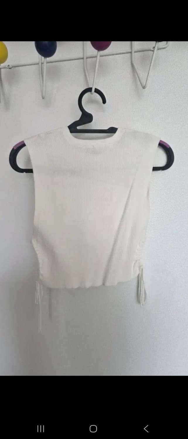 ZARA 크롭 니트 민소매 M 상품이미지3